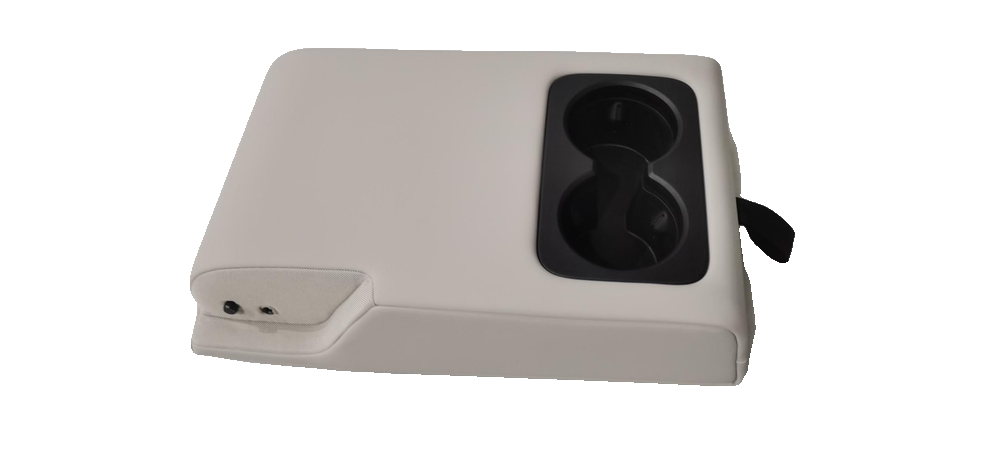 Seat Center Armrest Assembly - Sandstone Beige