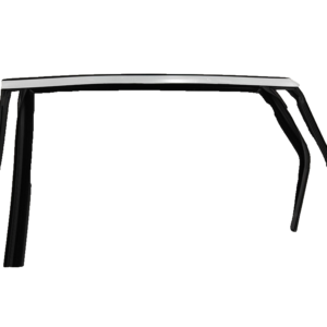 Left rear door glass guide channel assembly