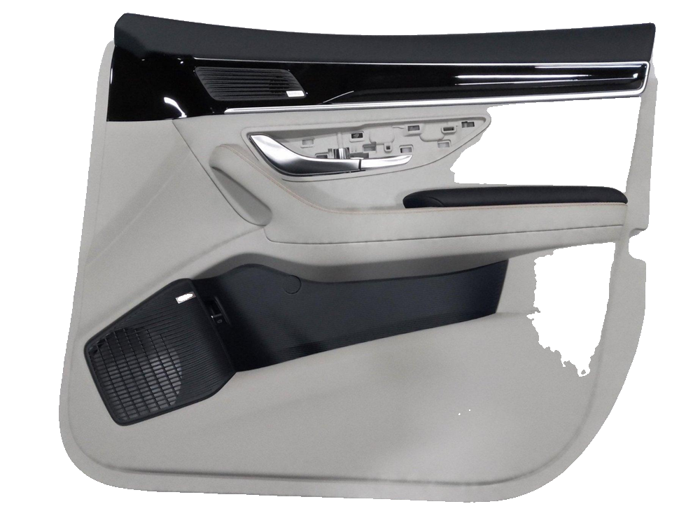 Right front door trim panel assembly - Eclipse Blue