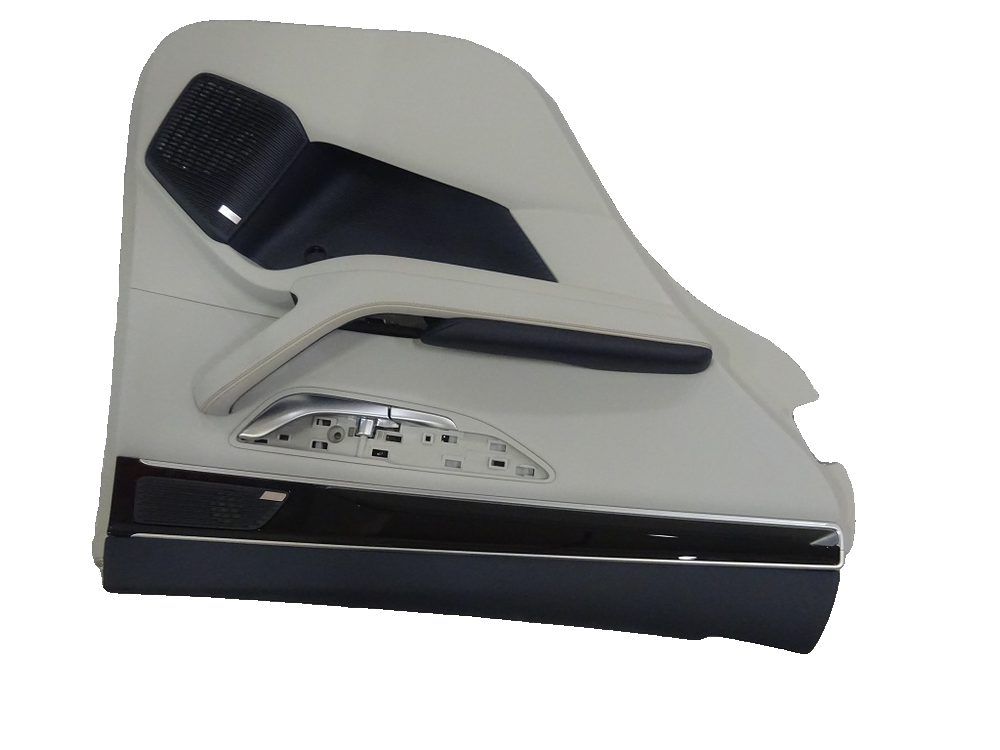 Left rear door trim panel assembly - Eclipse Blue