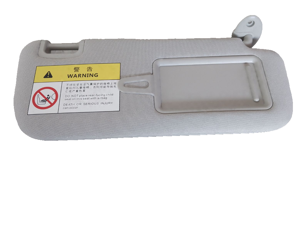 Right Sun Visor Assembly - Mist Grey