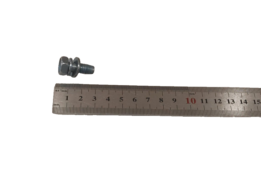 BYDQ146G0820T1F70HP1.25_Hex Head Bolt, Spring Washer and Flat Washer Assembly