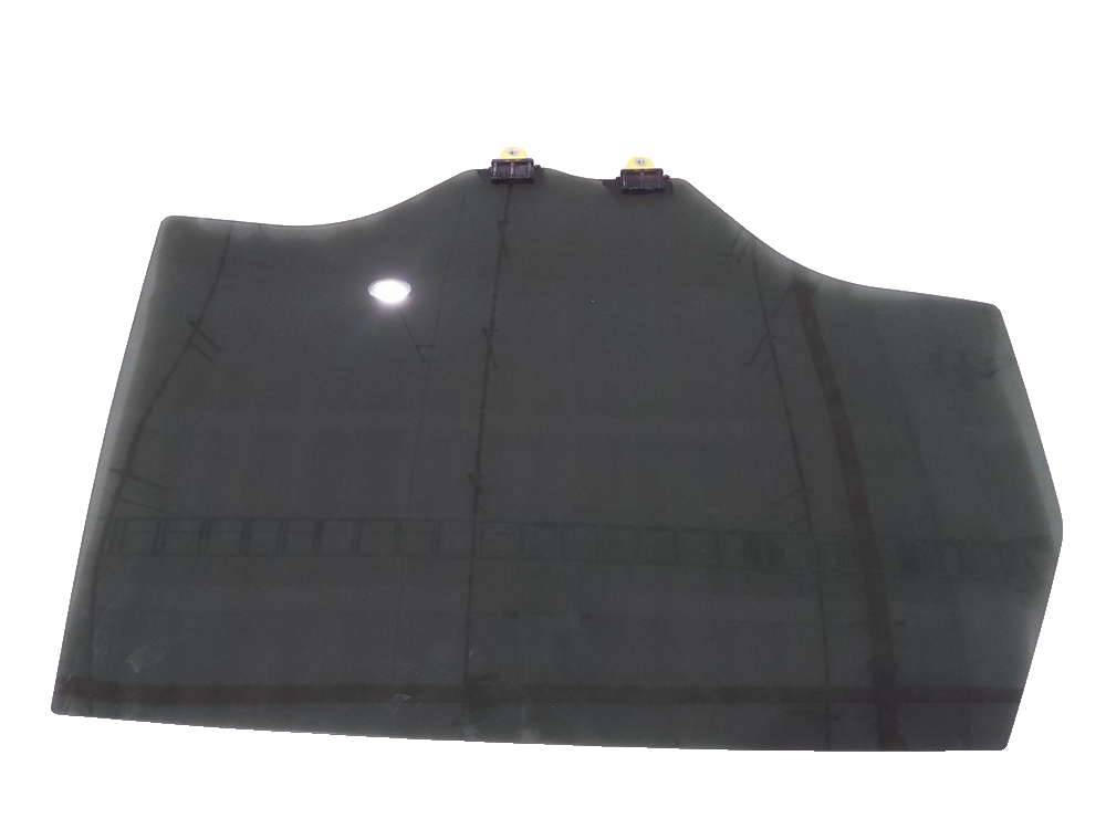 Right rear door glass assembly