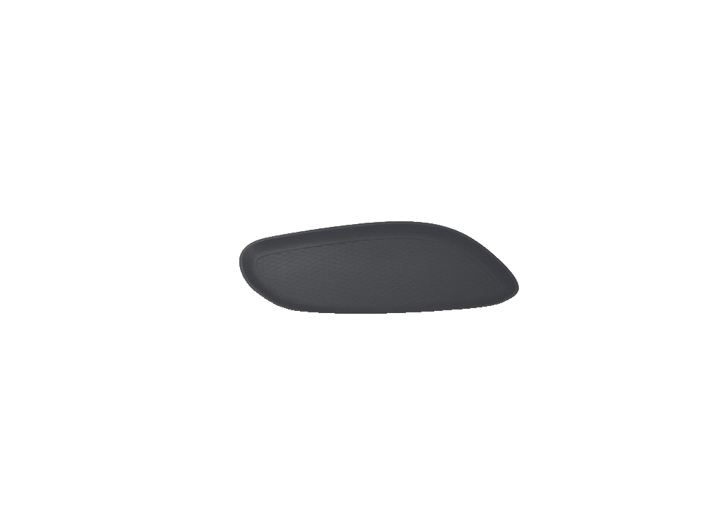 Left front door inner pull handle rubber pad - Deep Black 5