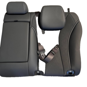 Left Rear Seat Backrest Assembly – Gravel Grey