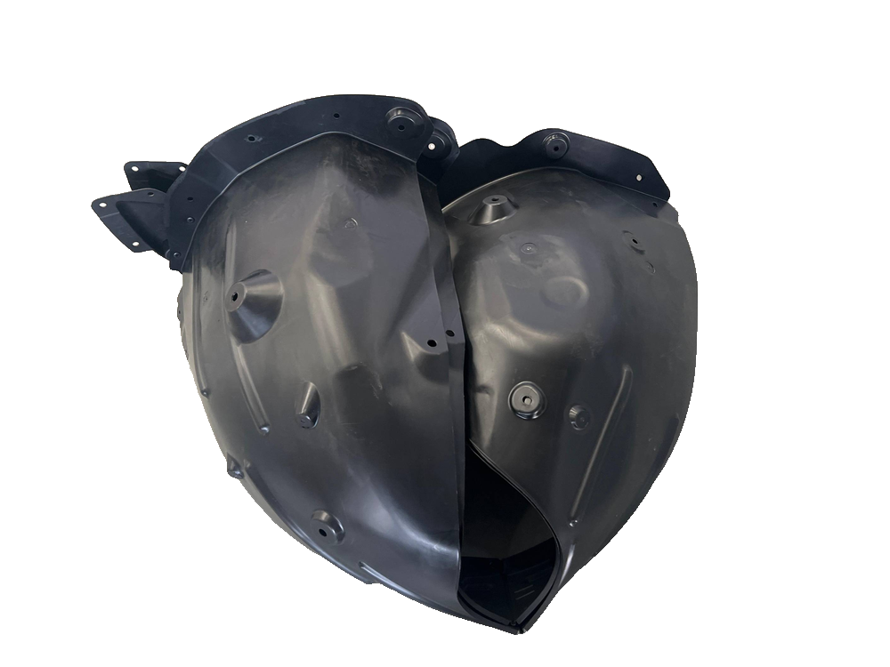 Left front mudguard / splash shield assembly