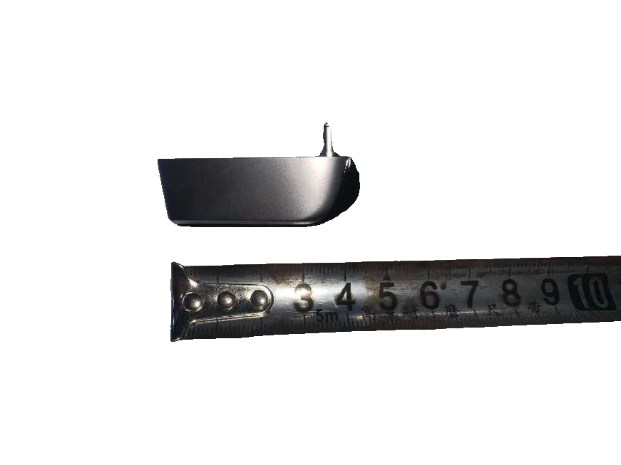 Driver seat backrest adjustment button