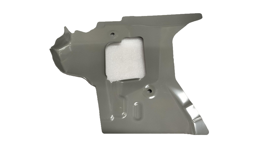 Right front wheelhouse upper rail inner panel rear section