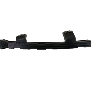 Left rear door rear sliding run channel and glass guide assembly