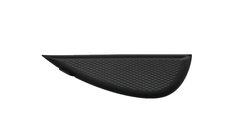 Left front door inner pull handle rubber pad - Deep Black 5
