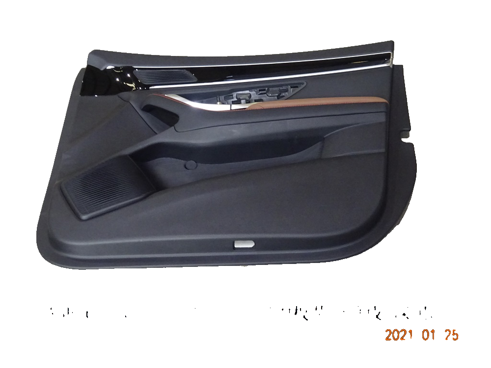 Right front door trim panel assembly - Deep Black 5