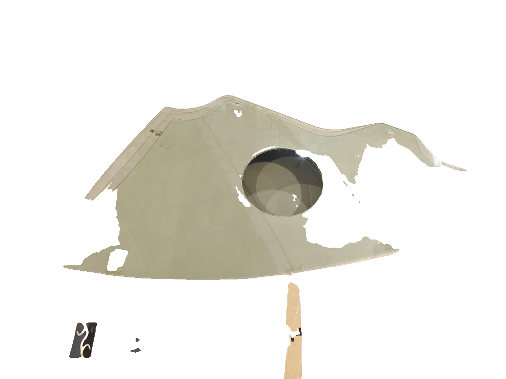 Front Left Door Glass Assembly