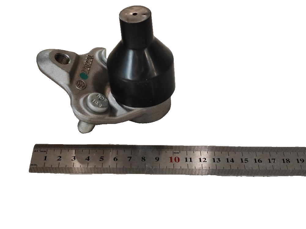 Front lower control arm ball joint assembly