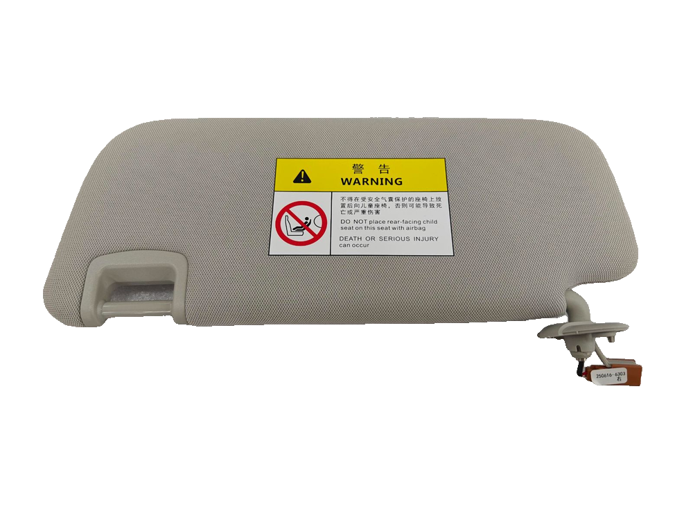 Right Sun Visor Assembly - Mist Grey