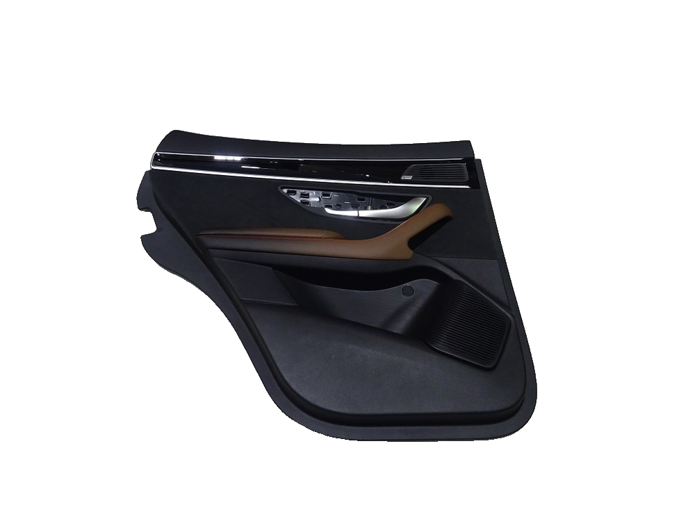 Left rear door trim panel assembly - Gradient Brown