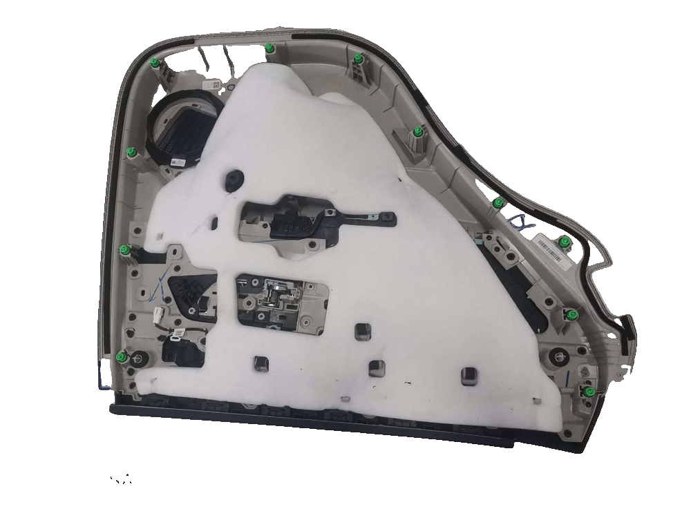 Right rear door trim panel assembly - Eclipse Blue