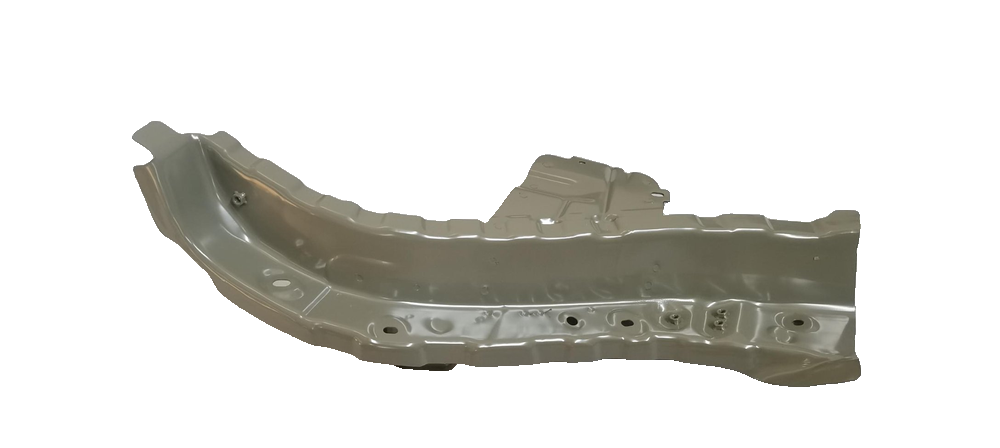 Right front wheelhouse upper rail assembly