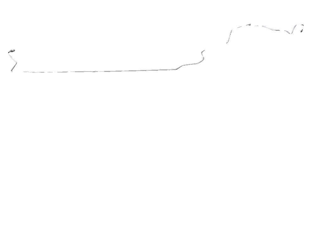 Left Rear Brake Hard Line II Assembly