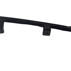Left front door movable guide rail and glass run channel assembly