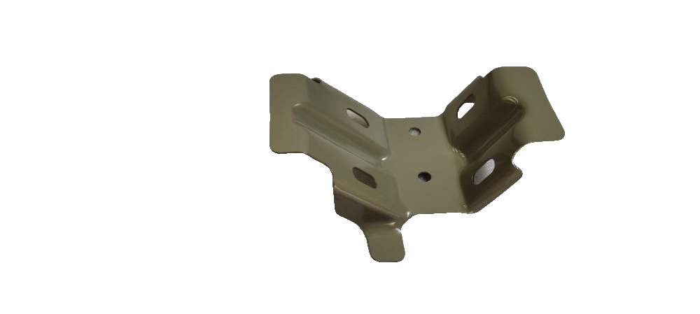 Left front wheel housing front rail brace plate