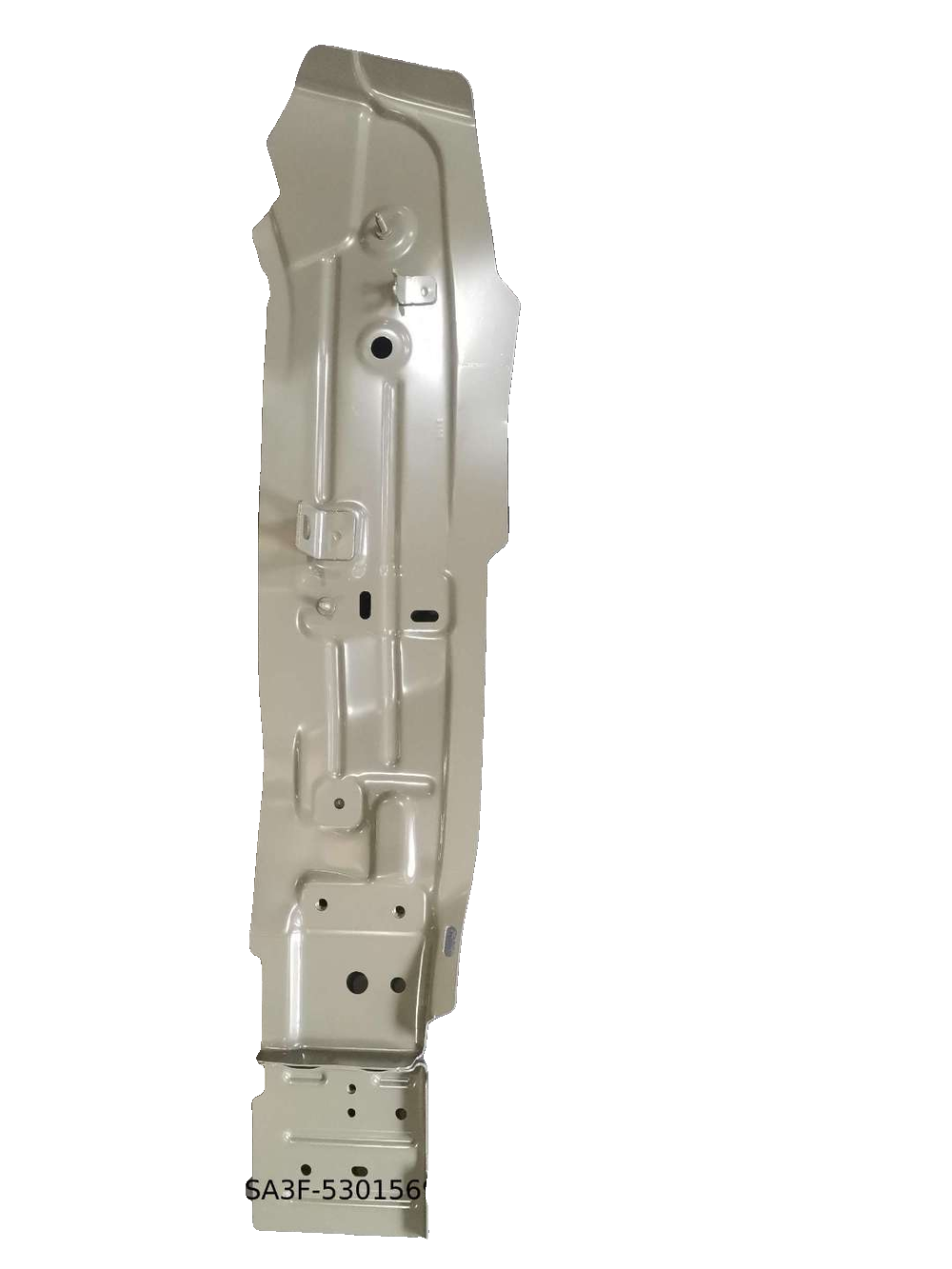 Right front rail sealing plate assembly