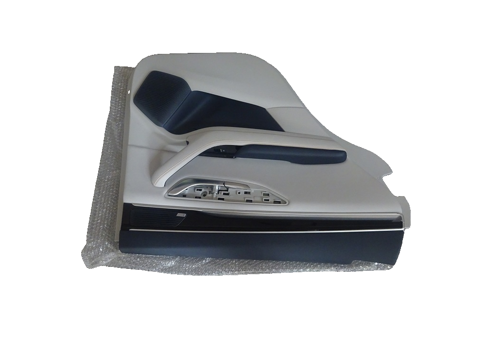 Left rear door trim panel assembly - Eclipse Blue