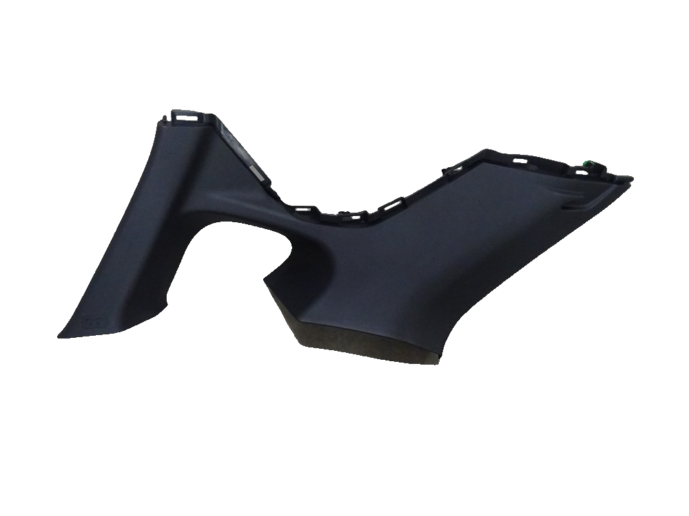 LH C-pillar upper trim panel assembly - Deep Black 5