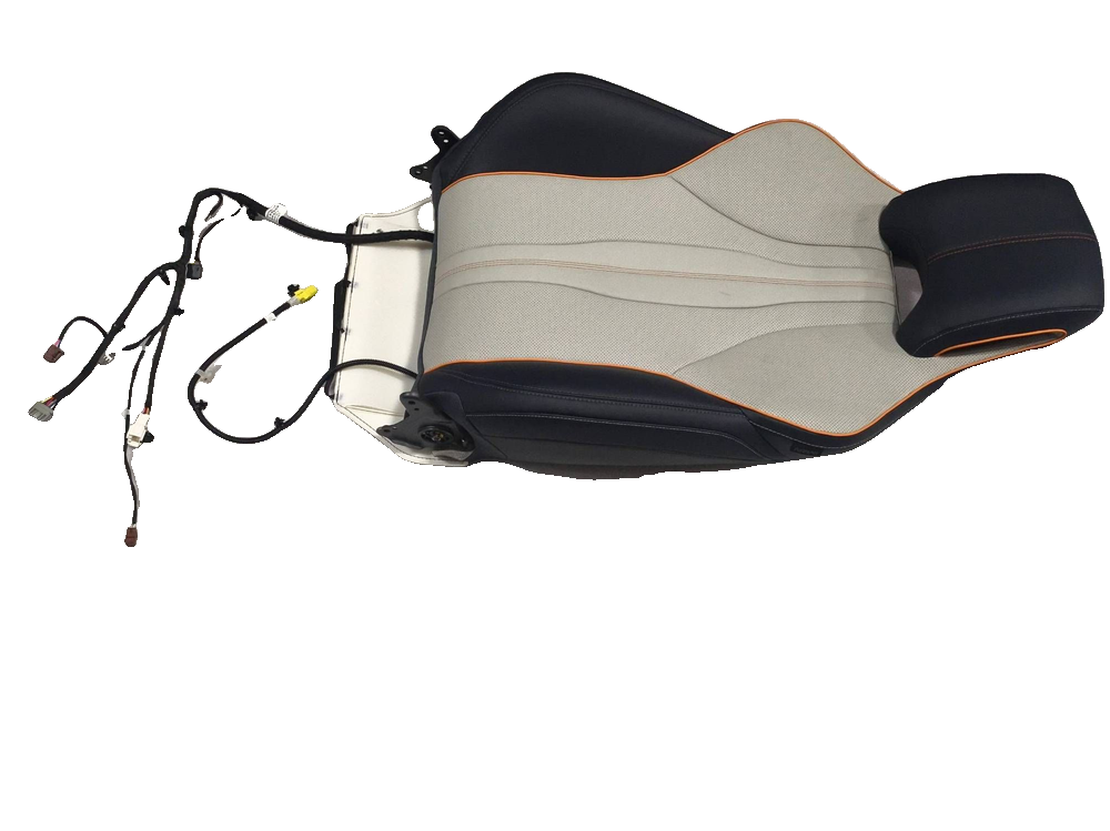 Driver seat backrest assembly