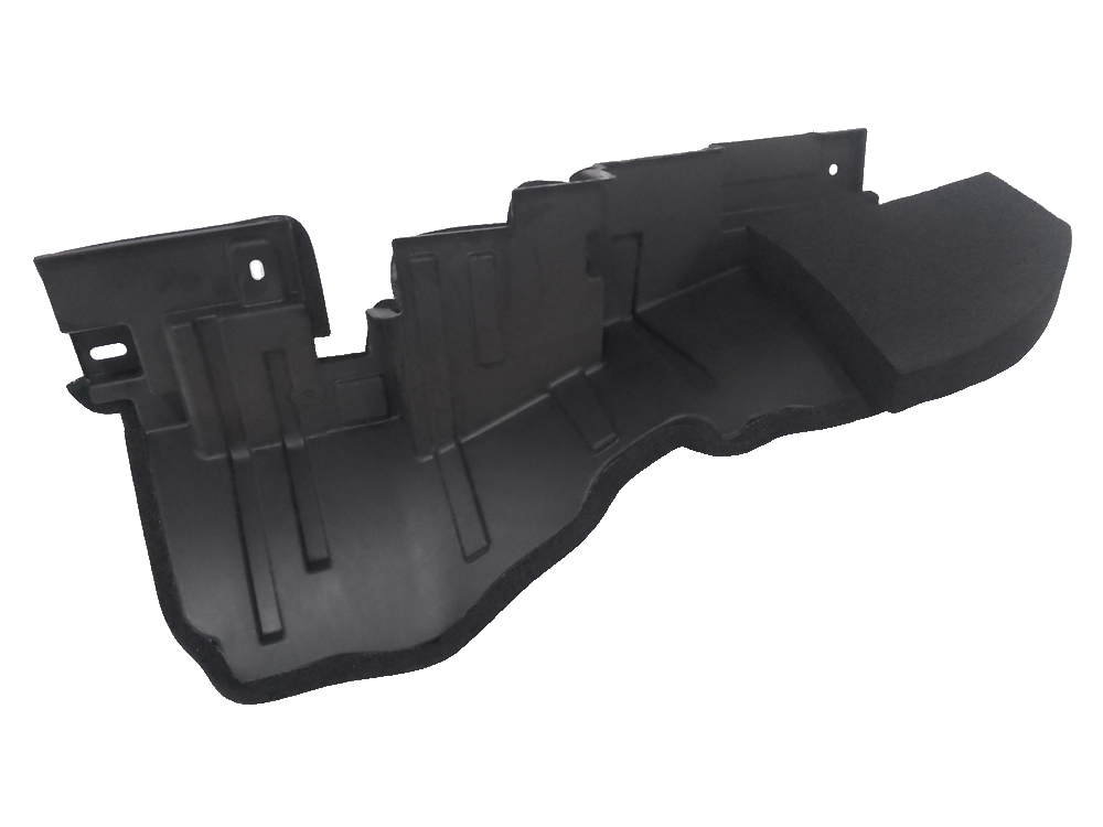 Radiator left air deflector assembly