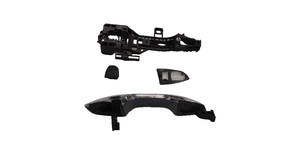 Left rear door outer handle assembly