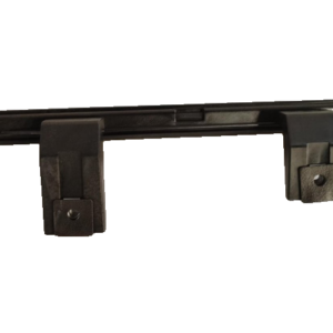 Left rear door front sliding run channel and glass guide assembly
