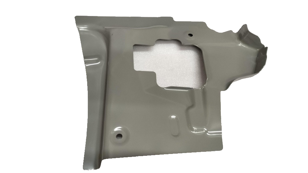 Left front wheel housing upper rail inner panel, rear section