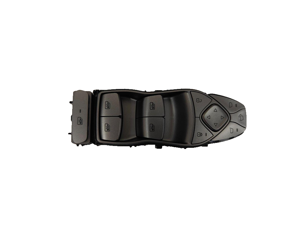 Front Left Door Window Regulator Switch Assembly - Silk Grey Silver