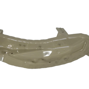 Left front wheel housing upper rail assembly