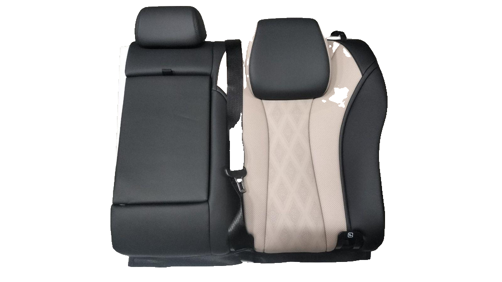 Left Rear Seat Backrest Assembly - Hazelnut Coffee