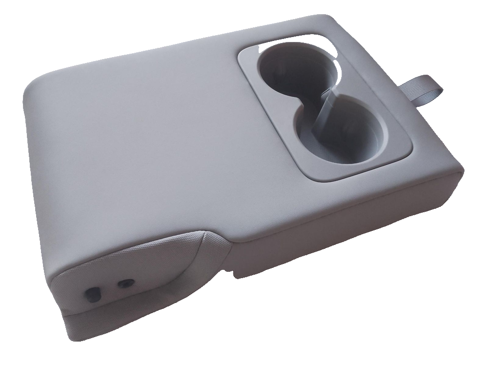 Rear Seat Centre Armrest Assembly - Sea Salt Grey