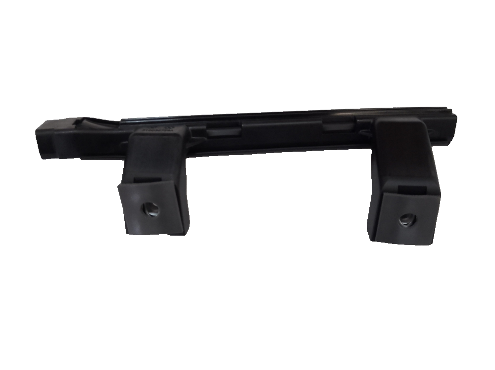Left rear door front sliding run channel and glass guide assembly