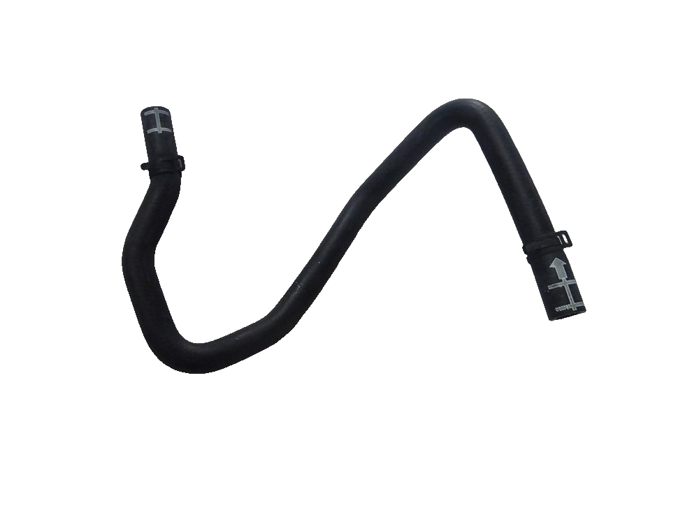 Heater core outlet water pipe assembly