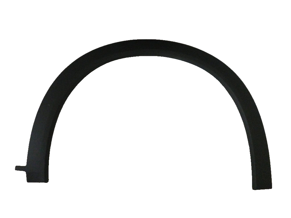 Right front wheel eyebrow trim panel assembly