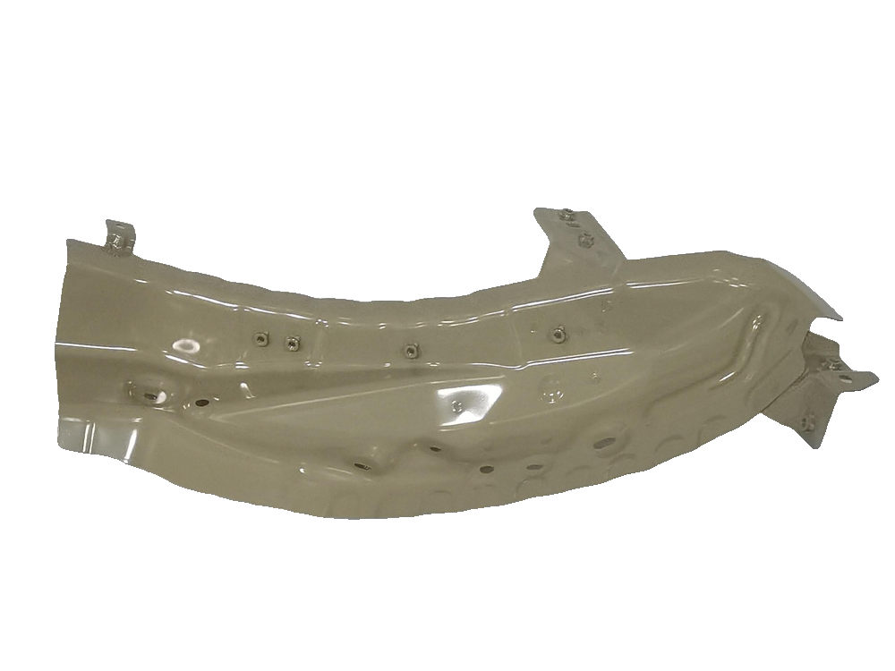 Right front wheelhouse upper rail assembly