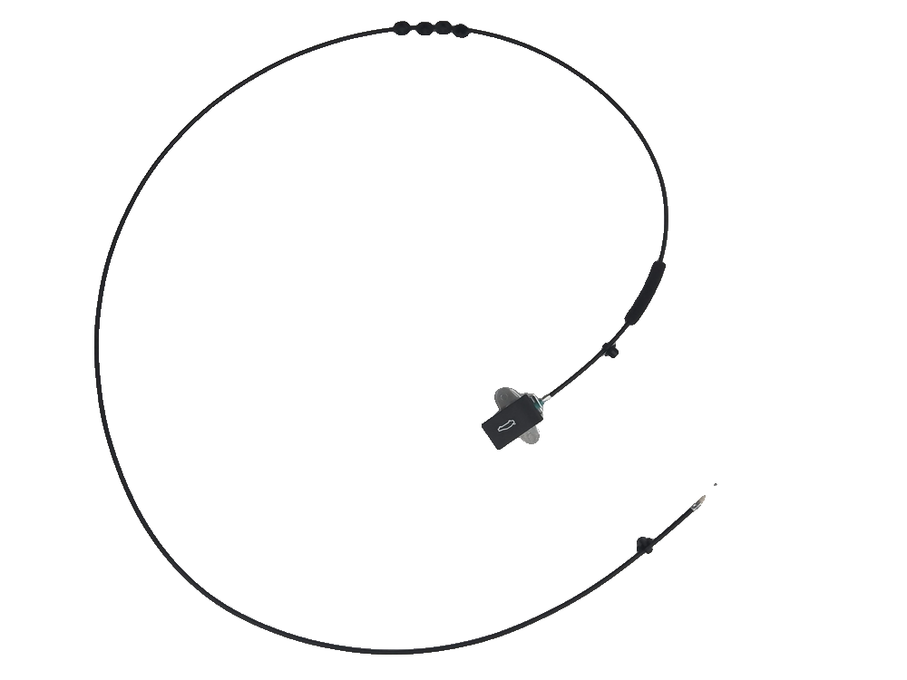 Trunk Lid Emergency Release Cable and Handle Assembly