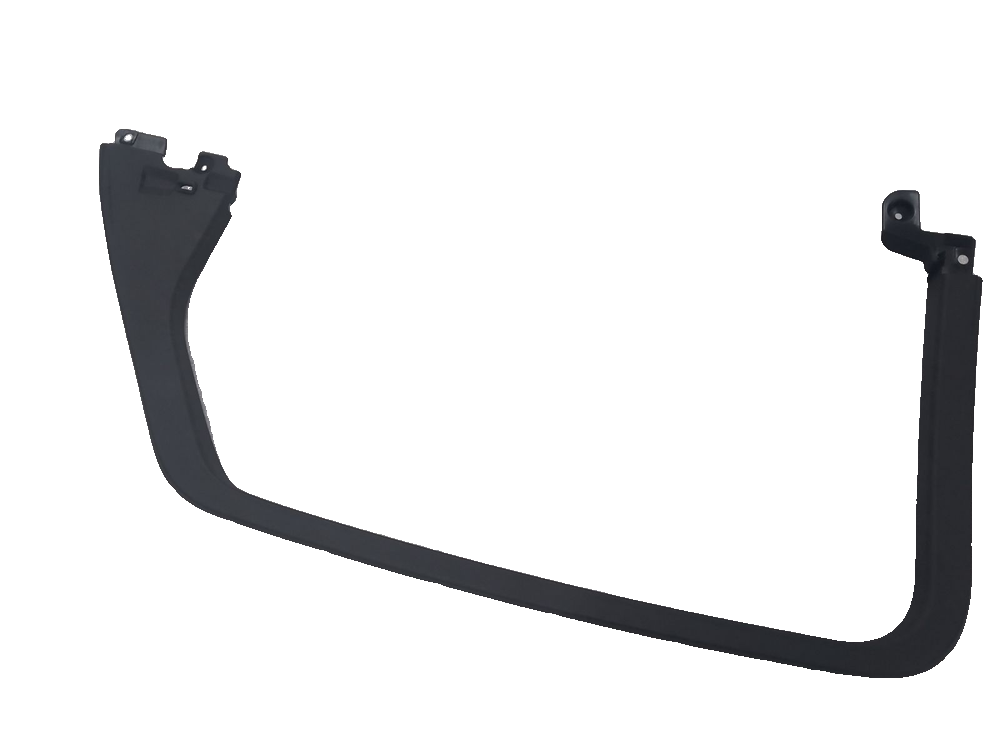 Right rear door window frame trim panel assembly