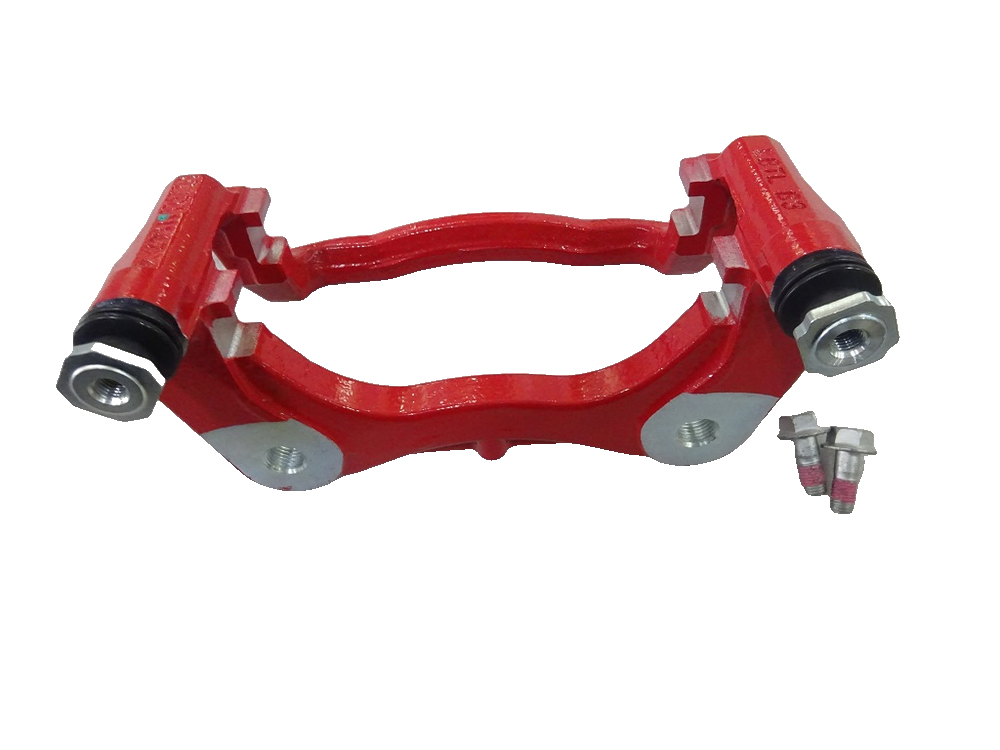 Right Front Caliper Bracket Assembly Aftermarket Kit - Red