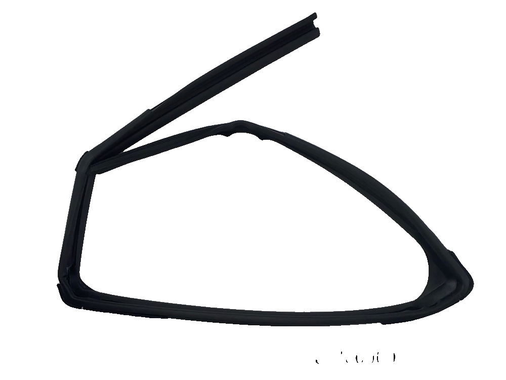Left rear door glass guide channel assembly