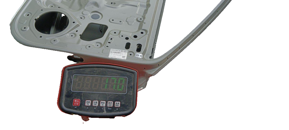 Left front door assembly