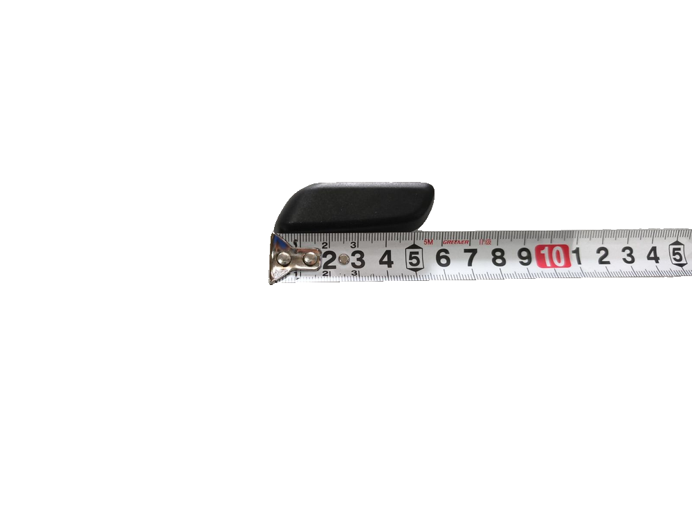 Driver seat cushion adjustment button