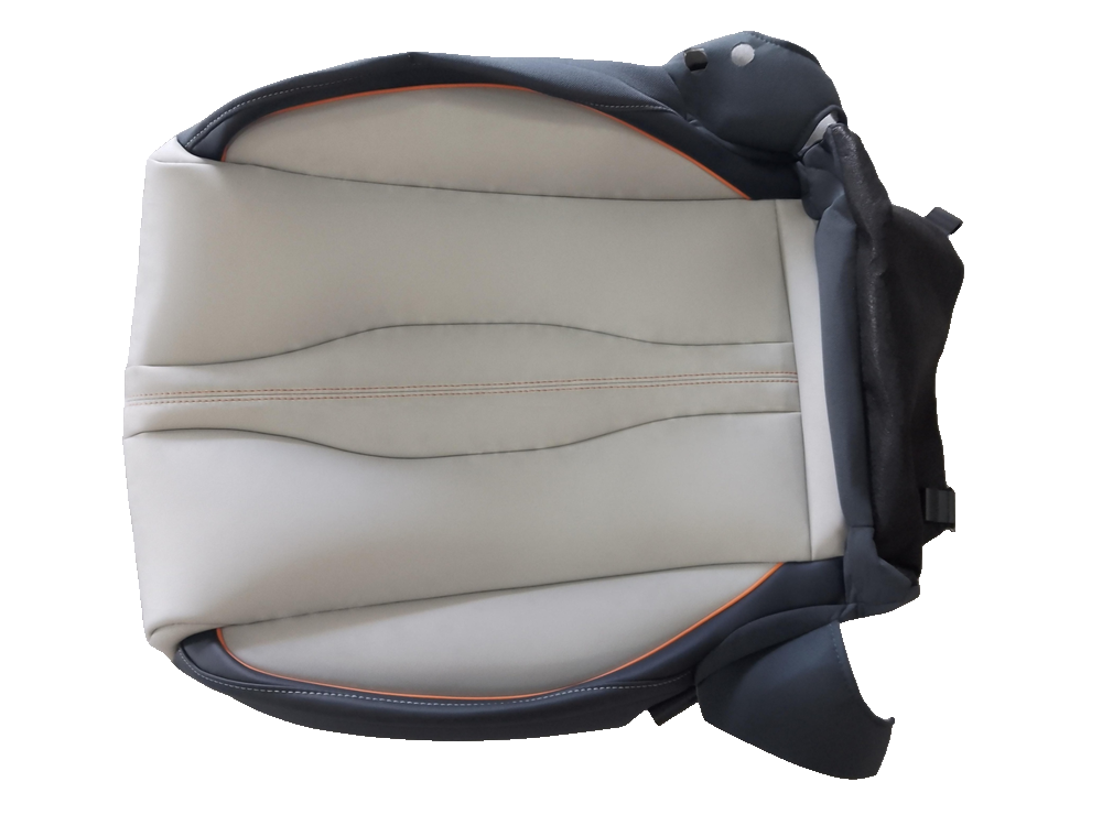 Driver seat cushion cover assembly