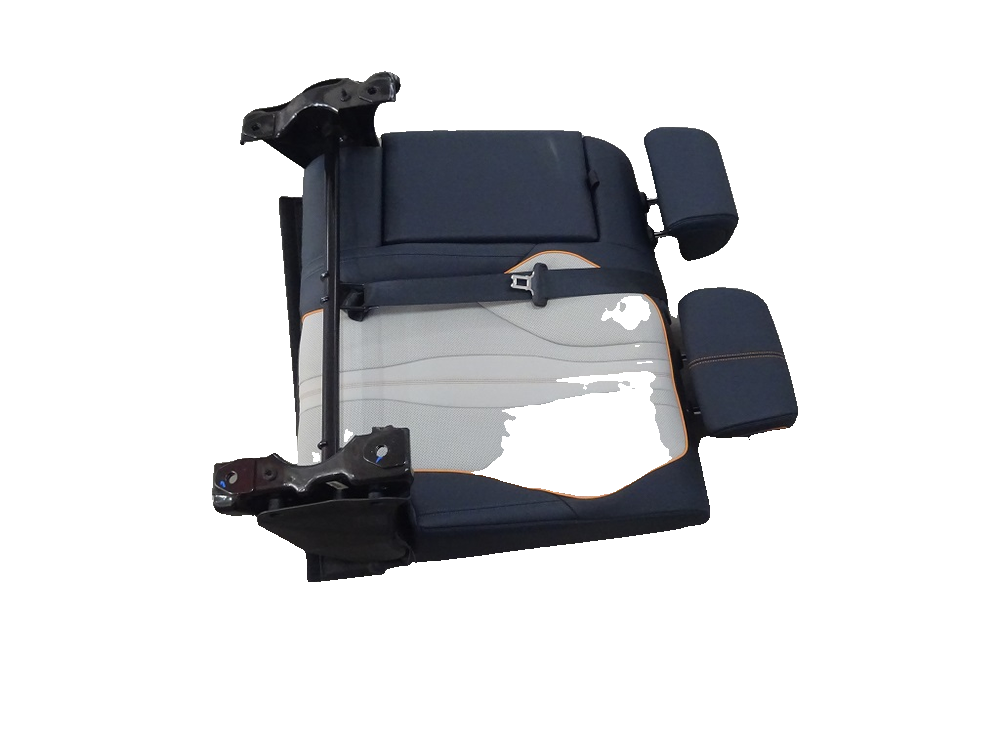 Left Rear Seat Backrest Assembly - Mist Grey