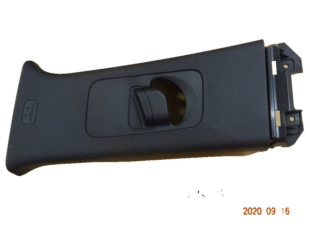 LH B-pillar upper trim panel assembly - Deep Black 5