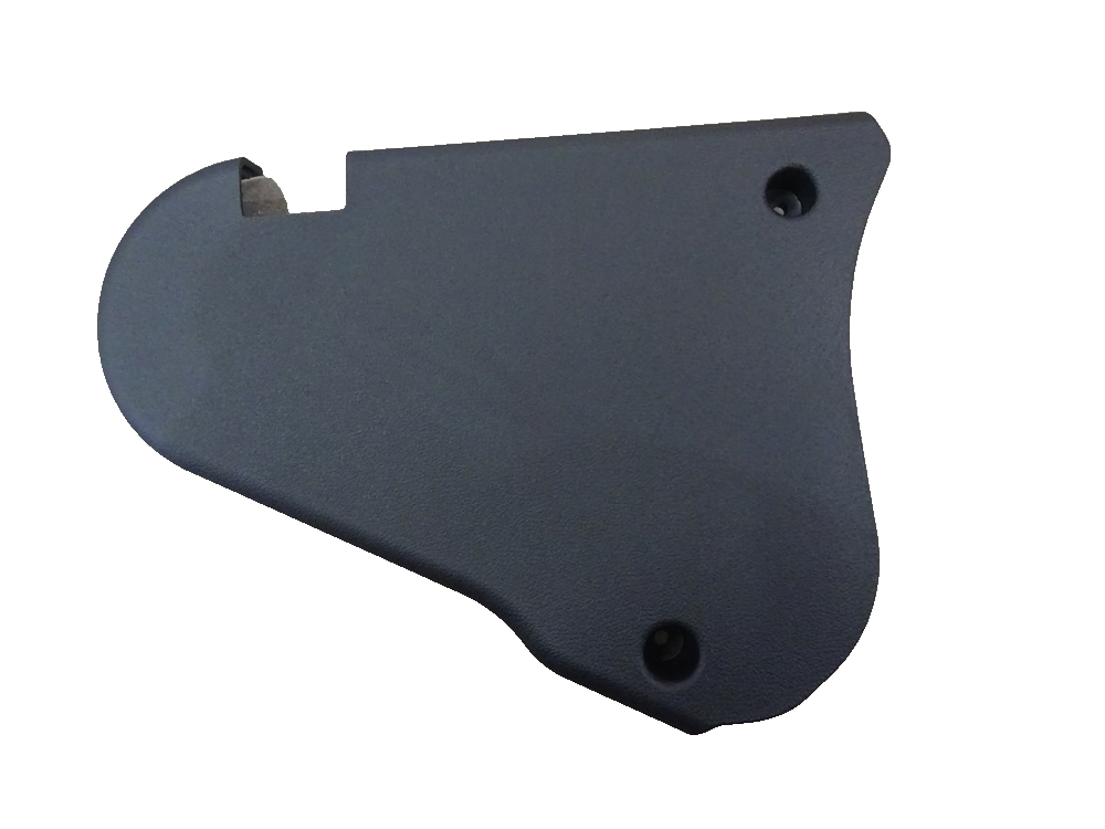Rear Right Seat Left Leg Outer Trim Cover - Deep Black 5
